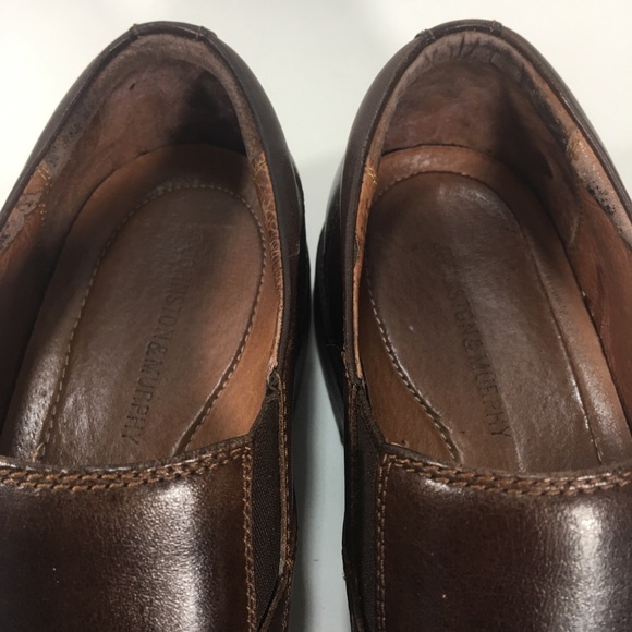 Johnston & Murphy Brown Leather Loafer Slipon Shoe main image 8